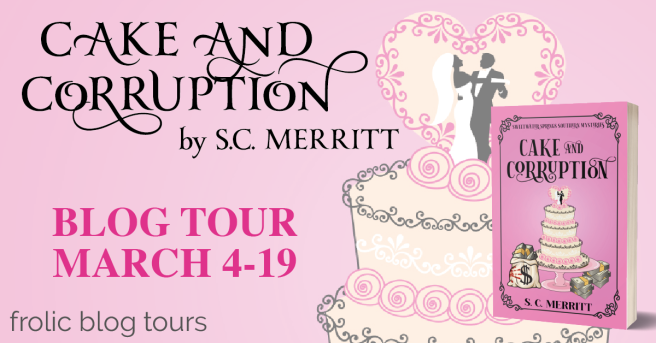 Cake and Corruption - blog tour banner